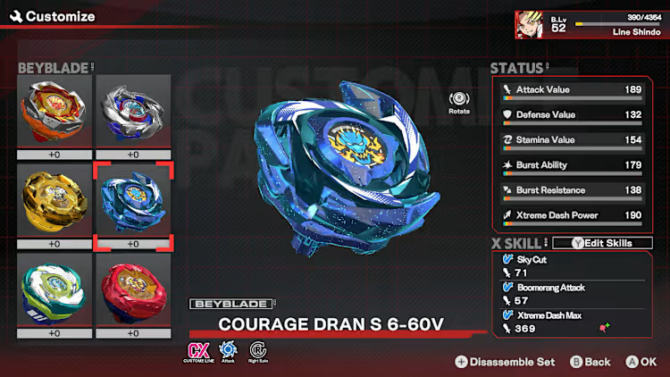 BEYBLADE X EVOBATTLE Switch XCI screenshot