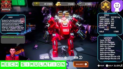Ace Robot Combat Switch NSP Free Download screenshot