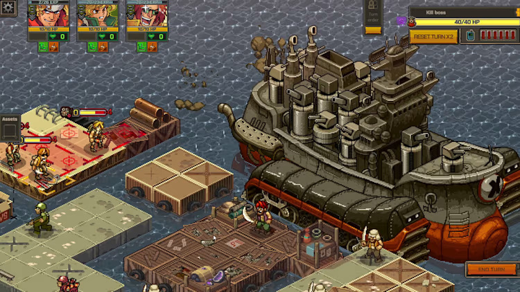 Metal Slug Tactics Switch NSP screenshot