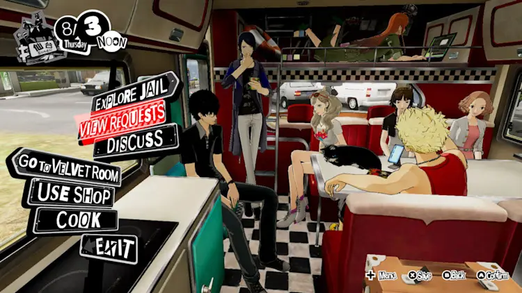 Persona 5: Strikers Switch NSP screenshot