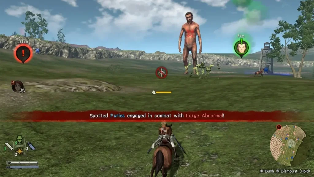 Attack on Titan 2 Final Battle NSP screenshot